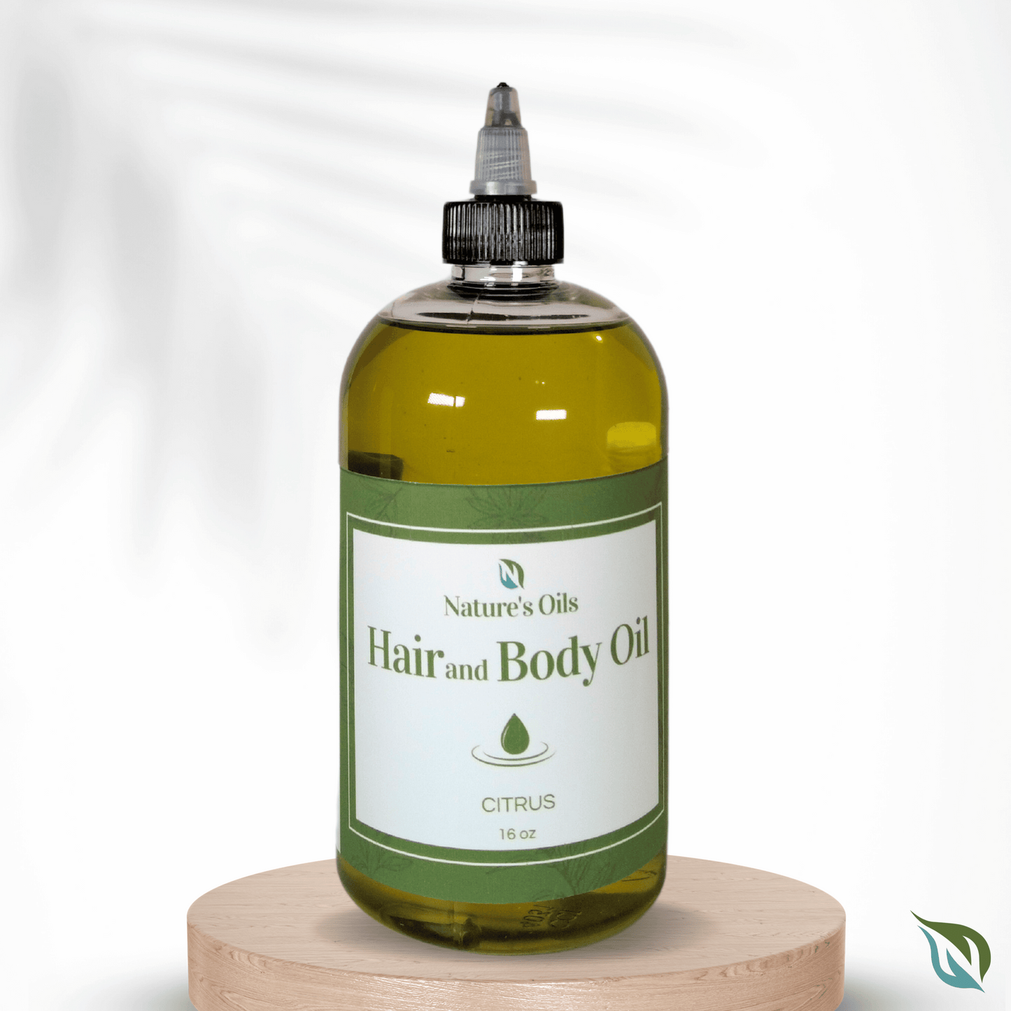 Nature's Oils Hair and Body Oil Citrus 16 oz