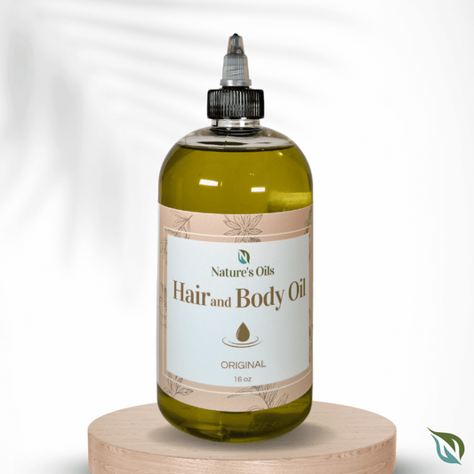 Nature's Oils Hair and Body Oil Original 16 oz