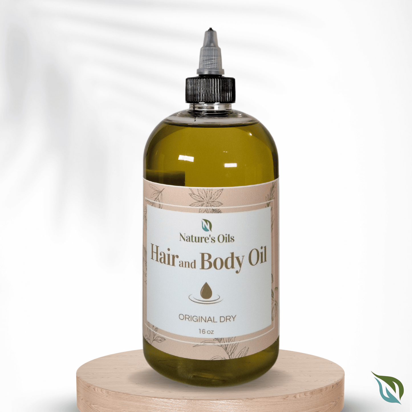Nature's Oils Hair and Body Oil Original Dry 16 oz