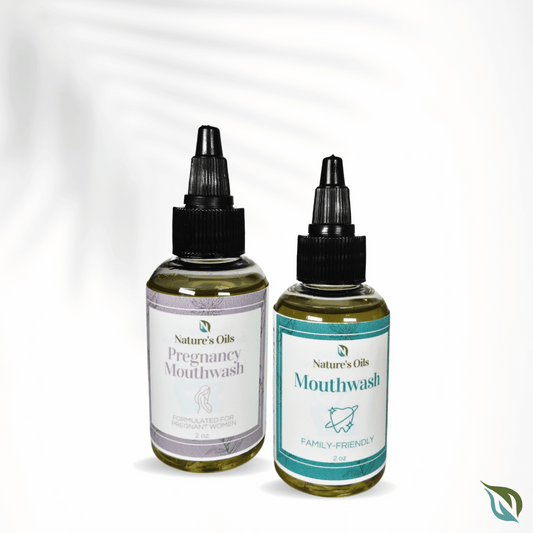 Nature's Oils Mouthwash 2 oz Set of 2 Sampler