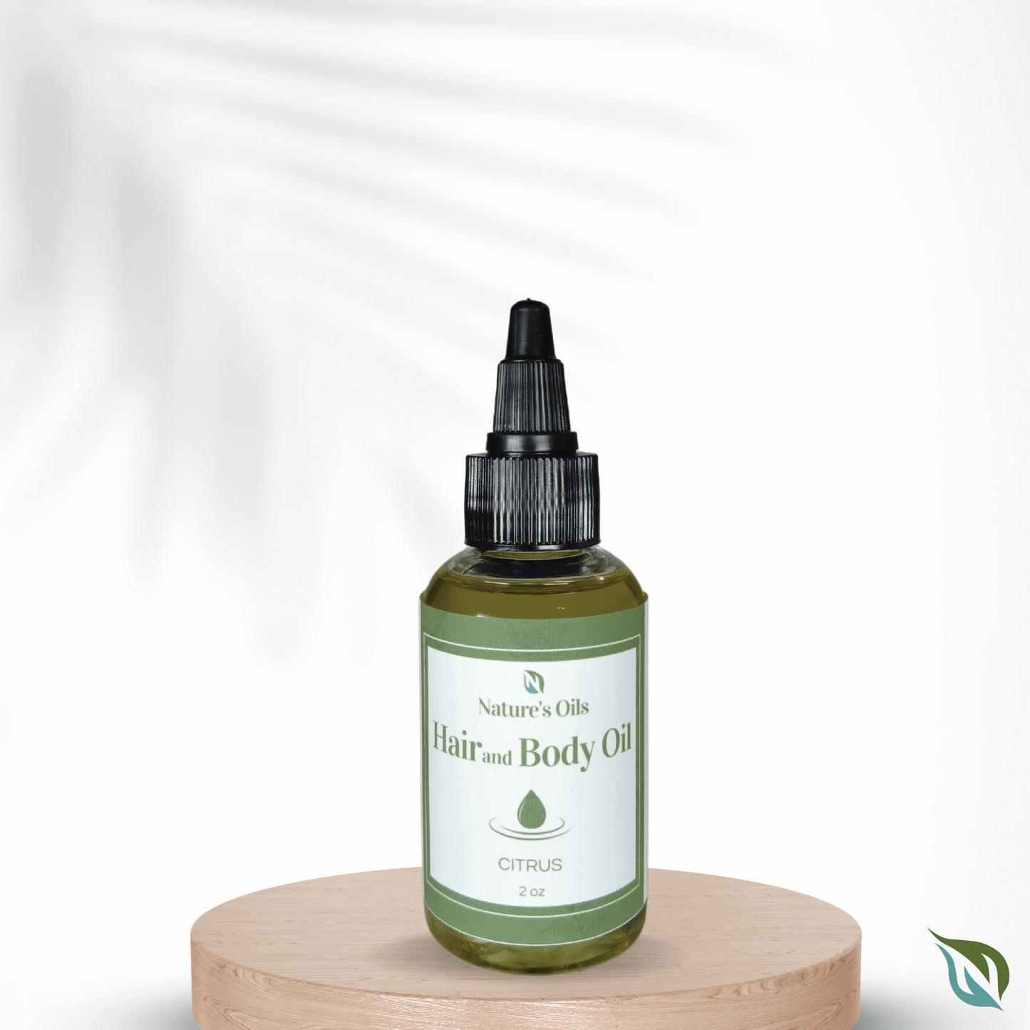 Nature's Oils Hair and Body Oil Citrus 2 oz Set of 2 Sampler