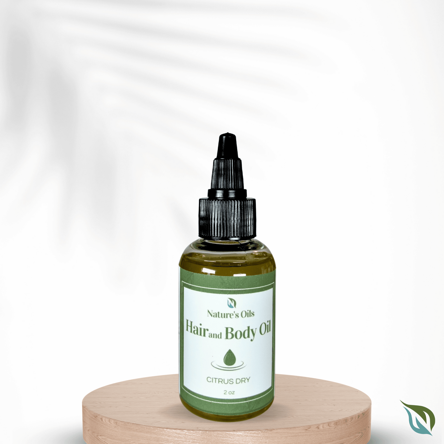 Nature's Oils Hair and Body Oil Citrus 2 oz Set of 2 Sampler