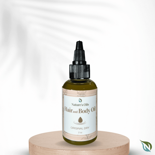 Natures Oils Hair and Body Oil Original Dry 2 oz