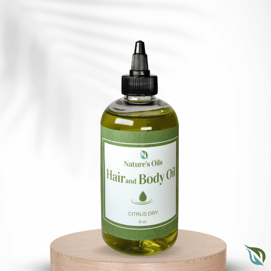 Nature's Oils Hair and Body Oil Citrus Dry 8 oz