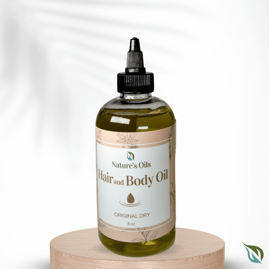 Nature's Oils Hair and Body Oil Original Dry 8 oz