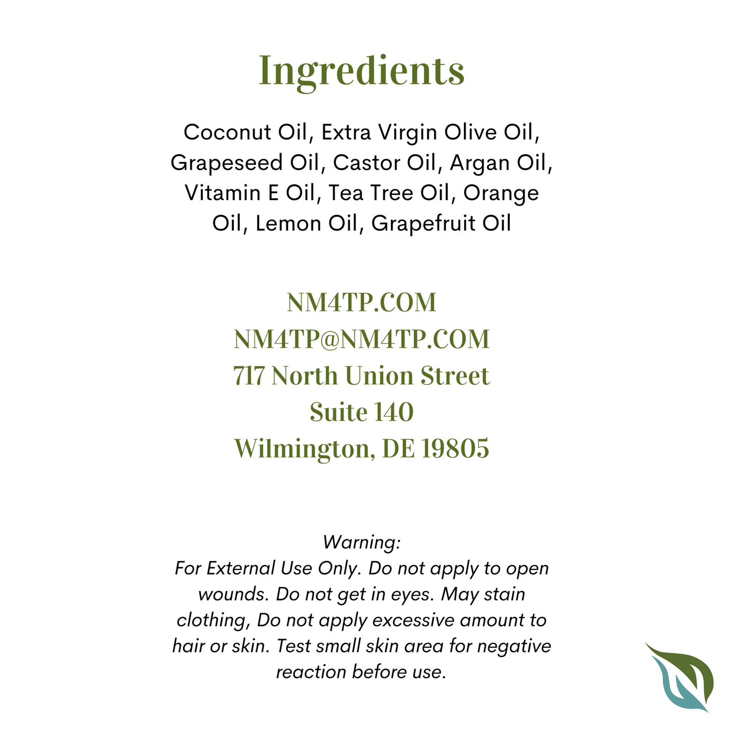 Nature's Oils Hair and Body Oil Citrus 2 oz