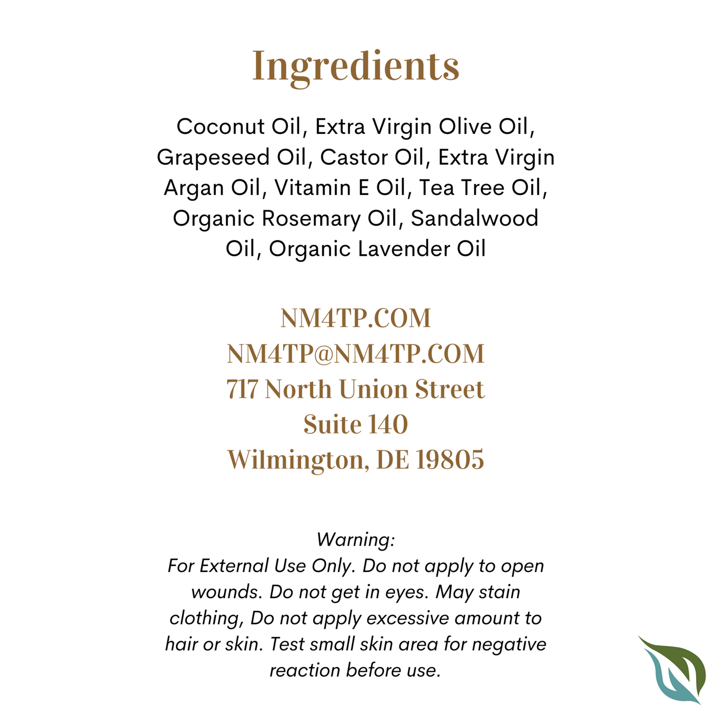 Nature's Oils Hair and Body Oil -  2 oz Set of 4 Sampler